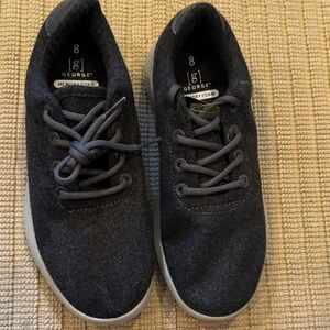 Shoes casual mens new size 8M George Gray Memory Foam Lace-Up